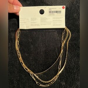 Forever 21 Gold Necklace 3 piece